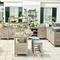 Westport Outdoor Kitchen in Weathered Teak - Sideboard - Frontgate