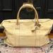 Dooney & Bourke Bags | Dooney & Bourke Nile Duffle Travel Luggage Bag | Color: Cream | Size: Os