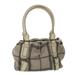 Burberry Bags | Burberry Nova Check Hand Bag Pvc Leather Gray Auth 55854 | Color: Gray | Size: Os