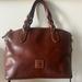 Dooney & Bourke Bags | $350 Dooney & Burke Wexford Collection Celeste Satchel Cross Body Bag | Color: Brown | Size: Os