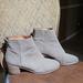 Madewell Shoes | Madewell Pauline Taupe Tan Suede Ankle Boots Booties Shoes | Color: Tan | Size: 7.5