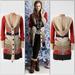 Anthropologie Jackets & Coats | Anthropologie Holiday Sweatercoat Small 2 4 Fuzzy Hood + Trim Red Long Cardigan | Color: Green/Red | Size: S