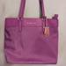 Michael Kors Bags | Michael Kors Deep Lavender Nylon Tote W/Wallet | Color: Brown/Purple | Size: Os