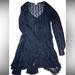 Free People Dresses | Free People Black Lace Skater Dress Size Small | Color: Black | Size: S