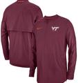 Nike Jackets & Coats | Men’s Nike Virginia Tech Hokies Maroon 1/2 Zip Sideline Pull Over Jacket, Sz 2xl | Color: Purple | Size: Xxl