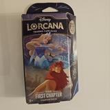 Disney Toys | Disney Lorcana Trading Card Game The First Chapter Starter Deck- New Unopened | Color: Blue/Silver | Size: Os