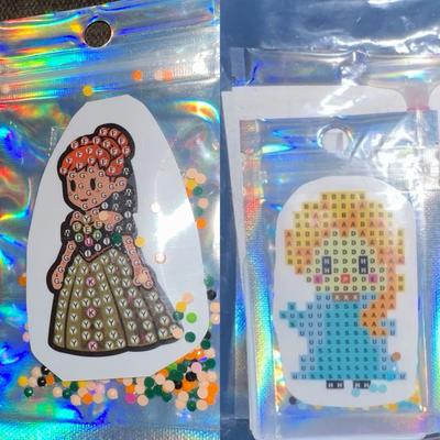 Disney Toys | Disney Princess 5d Sticker Kit - Diy Craft - Anna & Elsa Frozen - Diamond Art | Color: Red | Size: Os