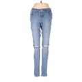 Levi's Jeans - Low Rise: Blue Bottoms - Women's Size 25 - Distressed Wash