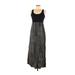 Mudd Casual Dress - A-Line Scoop Neck Sleeveless: Black Dresses - Women's Size Medium