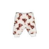 Rudolph the Red Nose Reindeer Casual Pants - Elastic: Ivory Bottoms - Size Newborn