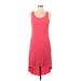 Pixley Casual Dress - A-Line Scoop Neck Sleeveless: Red Print Dresses - Women's Size Large