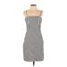 Fifteen Twenty Casual Dress - Sheath Square Sleeveless: Ivory Print Dresses - Women's Size Small