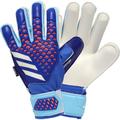 adidas Unisex Children's Goalkeeper Gloves (Fingersave) Pred Gl MTC Fsj, Bright Royal/Bliss Blue/White, IA0860, 4
