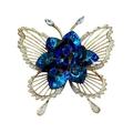 Hollow Butterfly Austrian Crystal Corsage Brooch Ornament Accessories, Tb1029