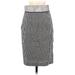 Zara Casual Midi Skirt Calf Length: Black Color Block Bottoms - Women's Size Small