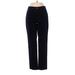 J.Jill Cord Pant: Blue Solid Bottoms - Women's Size 4