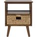 Longshore Tides Bhatri Solid Wood End Table Wood in Brown | 22 H x 16.93 W x 12.6 D in | Wayfair 722DDCC5F6B940C9B871B01557669BE3