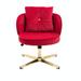 Mercer41 Todor Office Chair in Red | 25.2 H x 25.59 W x 26.77 D in | Wayfair 72CEDCEAD32B4199A464A46E3A58844A