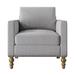 Accent Chair - Alcott Hill® Cephus 30" Wide Linen/Wood in Gray | 34 H x 30 W x 31 D in | Wayfair 40CBE176760F48A0ABBE2EA331BB4916