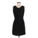 Forever 21 Casual Dress - Sheath: Black Solid Dresses - Women's Size Medium