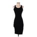 Wild Fable Casual Dress - Bodycon Scoop Neck Sleeveless: Black Solid Dresses - Women's Size X-Small