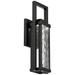 Revere 15"H x 5"W 1-Light Outdoor Wall Light in Black