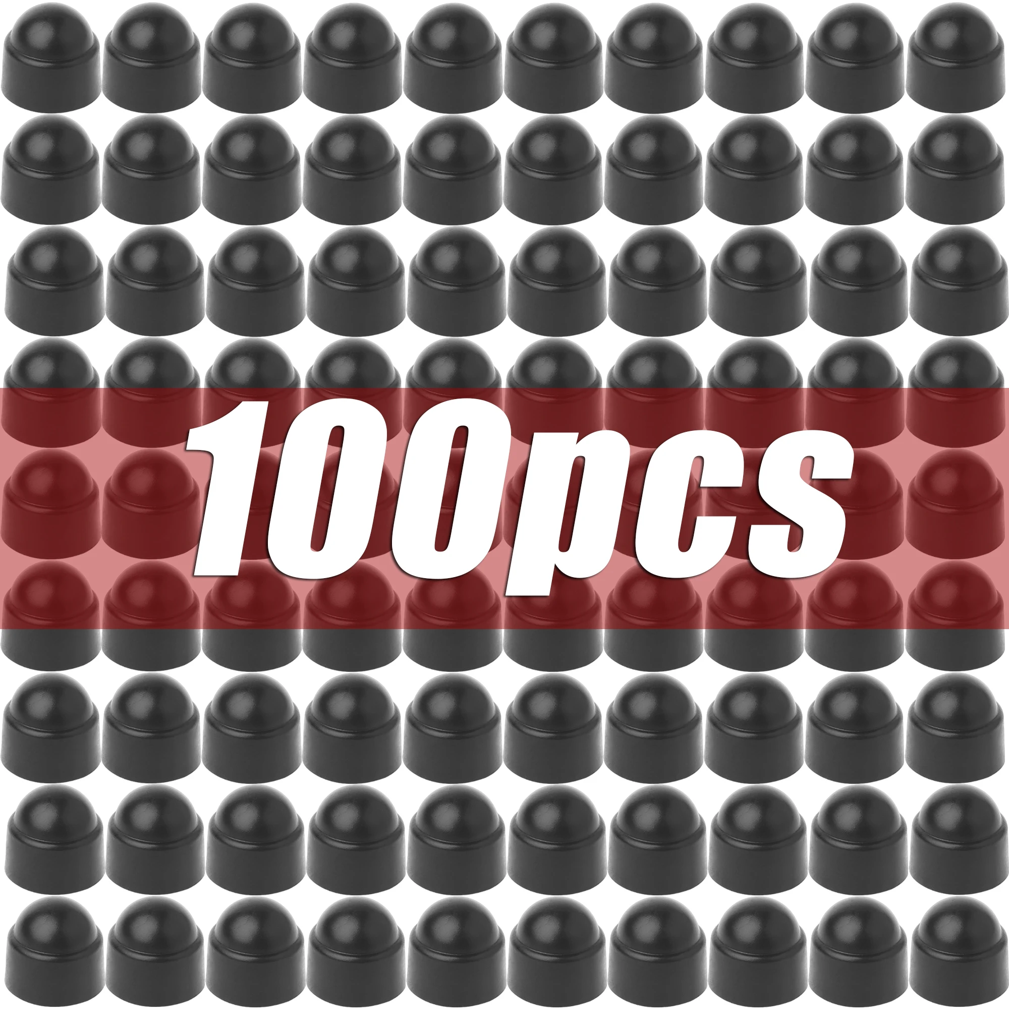 Dome Bolzen Muttern für Schraube Schutz Kappe Abdeckung M6 M8 M10 M12 Hexagon Kunststoff Vorne Hinten Tür Dekor Für Toyota Corolla Rav4 Yaris Image