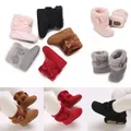 Stivali antiscivolo in gomma stivaletti invernali in cotone per neonati suola antiscivolo Toddler