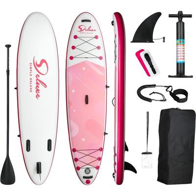 Inflatable Stand Up Paddle Board with Accessories & Backpack