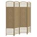 Room Divider,Folding Privacy Screen,Room Separator,Wave Fiber Divider