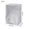 Washer Cover Dustproof Front Load Washing Machine Cover 98x69x82cm Silver 2Pcs