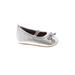 Old Navy Booties: Slip-on Wedge Casual Silver Solid Shoes - Size 0-3 Month