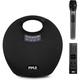 Open Box Pyle Wireless Portable Bluetooth Speaker Mini IPX4 Waterproof Speaker - Black
