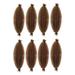 HHEN 8PC Springy Hair 16/24 Inch Pre-Separated Braiding Hair For Soft Butterfly Locs Pre-Fluffed Hair Extensions Wig