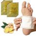 10Pcs Foot Detox Sticker Pad Ginger Salt Extract Toxin Removal Weight Loss Patch