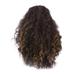 Beauty Clearance Under $15 Ladies Front Lace Wig Set Black Mid-Length Curly Hair Simulation Wig Multicolor One Size