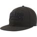 Men's Black Death Row Records Paisley Fitted Hat