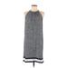 MICHAEL Michael Kors Cocktail Dress - Shift Crew Neck Sleeveless: Gray Dresses - Women's Size Medium