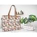 Tory Burch Bags | New Tory Burch Kerrington Large Reverie Tote Floral Print Coated Canvas Bag Nwt | Color: Brown | Size: L
