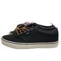Vans Shoes | Nib- Vans Atwood Black Leather Men’s Size 11.5 | Color: Black/Tan | Size: 11.5
