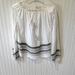 Tory Burch Tops | Nwt Tory Burch Madeline Top 8 | Color: Purple/White | Size: 8