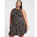 Athleta Dresses | Athleta Abstract Print Santorini Athleisure Travel Dress Women's Plus Size 1x | Color: Brown | Size: 1x