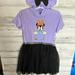 Disney Dresses | Disney Minnie Mouse Halloween Hooded Dress Size Xl New | Color: Black/Purple | Size: Xlg
