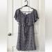 Rebecca Minkoff Dresses | New Rebecca Minkoff Ruffle Off Shoulder Blue White Paisley Floral Dress 4 Small | Color: Blue/White | Size: 4