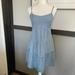 Jessica Simpson Dresses | Jessica Simpson Spaghetti Adjusted Strap Midi Dress Blue Floral Embroidered Smal | Color: Blue | Size: S