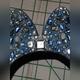 Disney Accessories | Authentic Disney Parks 60th Anniversary Minnie Ears Headband Blue Gems | Color: Blue | Size: Os