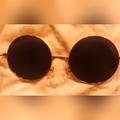 Ray-Ban Accessories | Fabulous Ray Ban Large Round Gold Framed Glasses W/Black Polarized Lenses #3447 | Color: Black/Gold | Size: Os