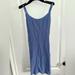 Brandy Melville Dresses | Brandy Melville Blue Flowered Sundress With Straps | Color: Blue/White | Size: One Size