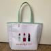 Kate Spade Bags | Clinique X Kate Spade New York Tote Bag | Color: Green/White | Size: 12” W X 13” H X 5” D, Strap Drop 8.5”