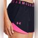 Under Armour Shorts | Nwt Under Armour Women's Play Up 3.0 Shorts Size Large | Color: Black/Pink | Size: L